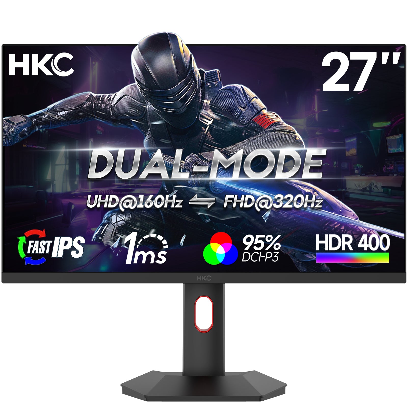 HKC WQHD 144Hz 27インチ ゲーミングモニター HKC G27H7P 27” QHD Gaming Monitor | 240Hz Fast IPS, HDR400